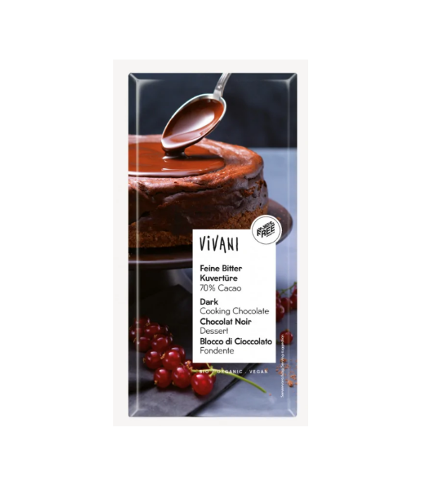 VIVANI DESSERT TABLETTE DE CHOCOLAT NOIR 70% 200G
