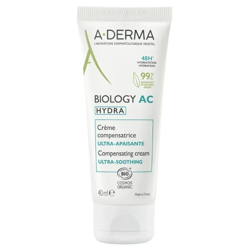 A-Derma Biology AC Hydra Crème Compensatrice Ultra-Apaisante – 40ml                    
