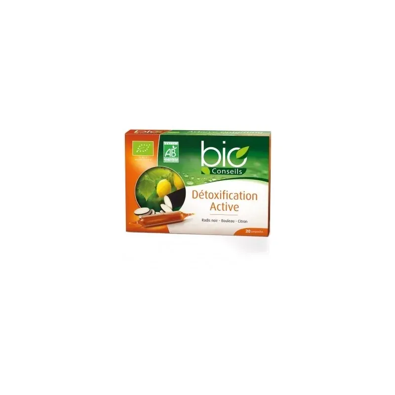 Bio Conseils DETOXIFICATION ACTIVE – Radis noir-Bouleau-Citron