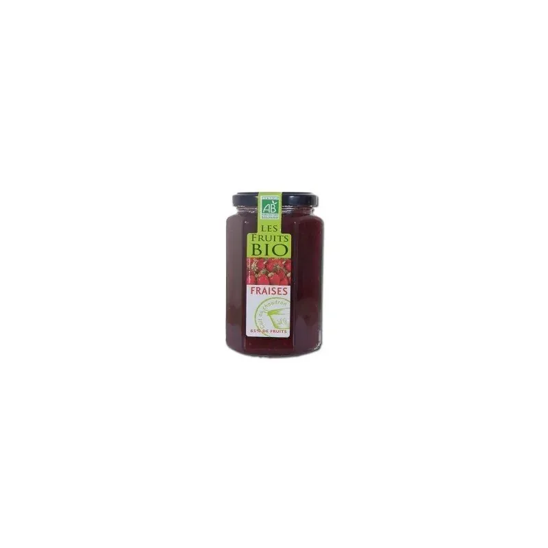 DESSERT FRAISES 100% FRUITS BIO 300G