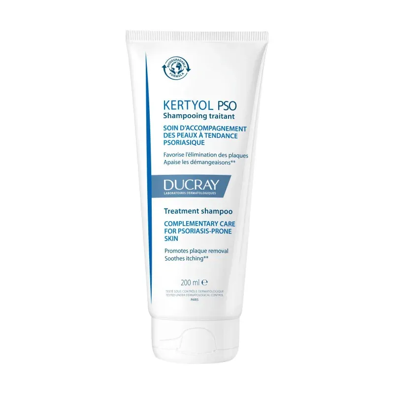 DUCRAY KERTYOL P.S.O SHAMPOING TRAITANT KÉRATORÉDUCTEUR 200 ML