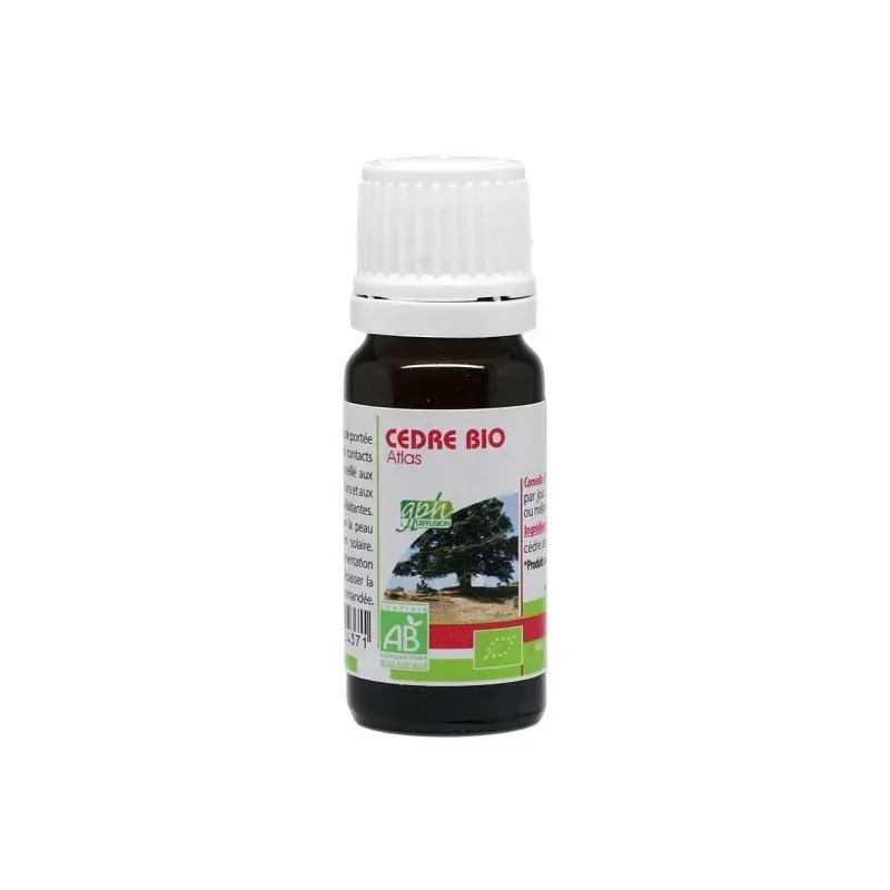 GPH DIFFUSION HUILE ESSENTIELLE DE CEDRE D'ATLAS - 10ML