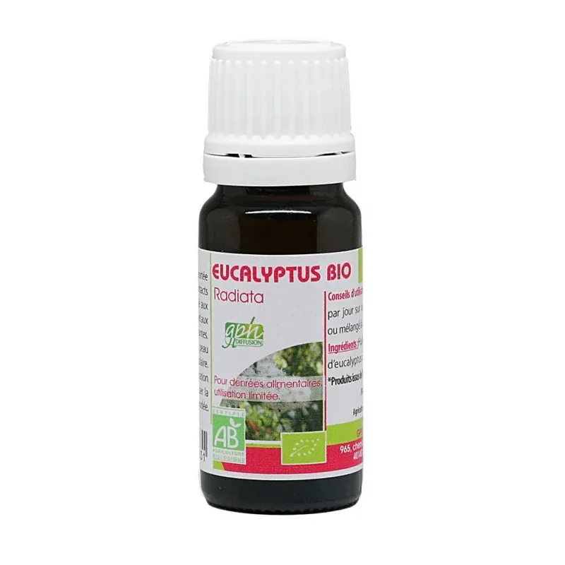 GPH Diffusion Huile Essentielle Eucalyptus Radiata BIO 10 ml