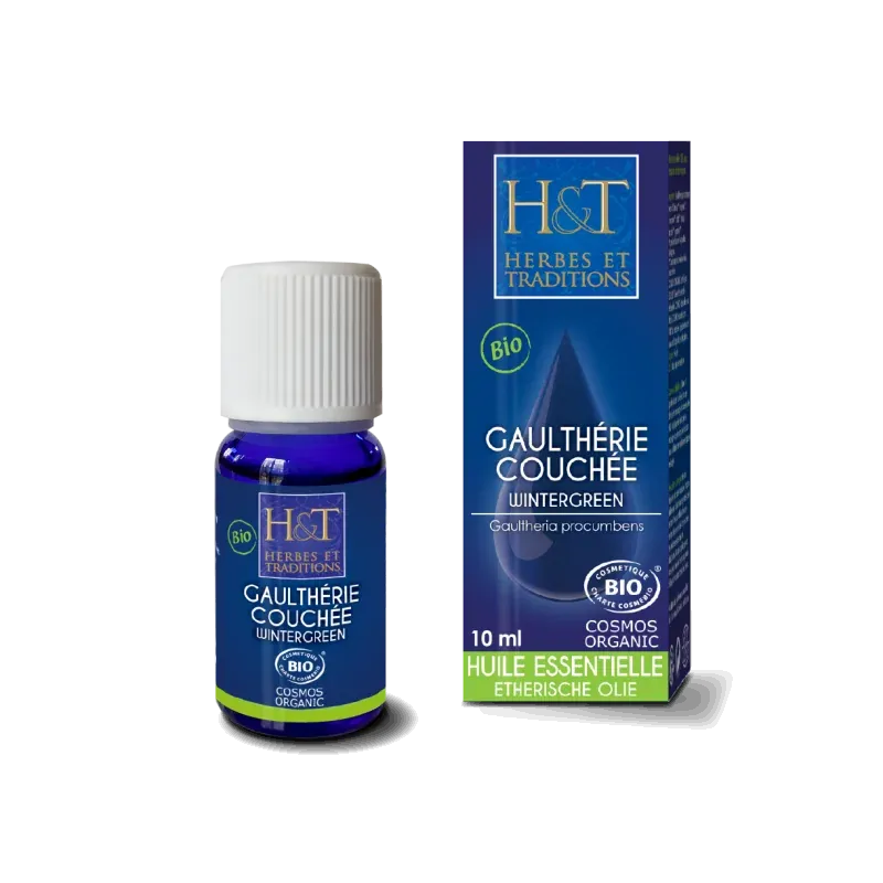 HERBES ET TRADITIONS HUILE ESSENTIELLE - GAULTHÉRIE COUCHÉE BIO 10ML