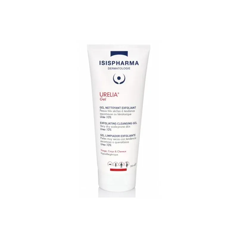 Isis pharma urelia gel nettoyant exfoliant 200 ml