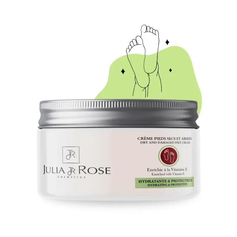 Julia & Rose Creme Pieds a La Vitamine E 100ml
