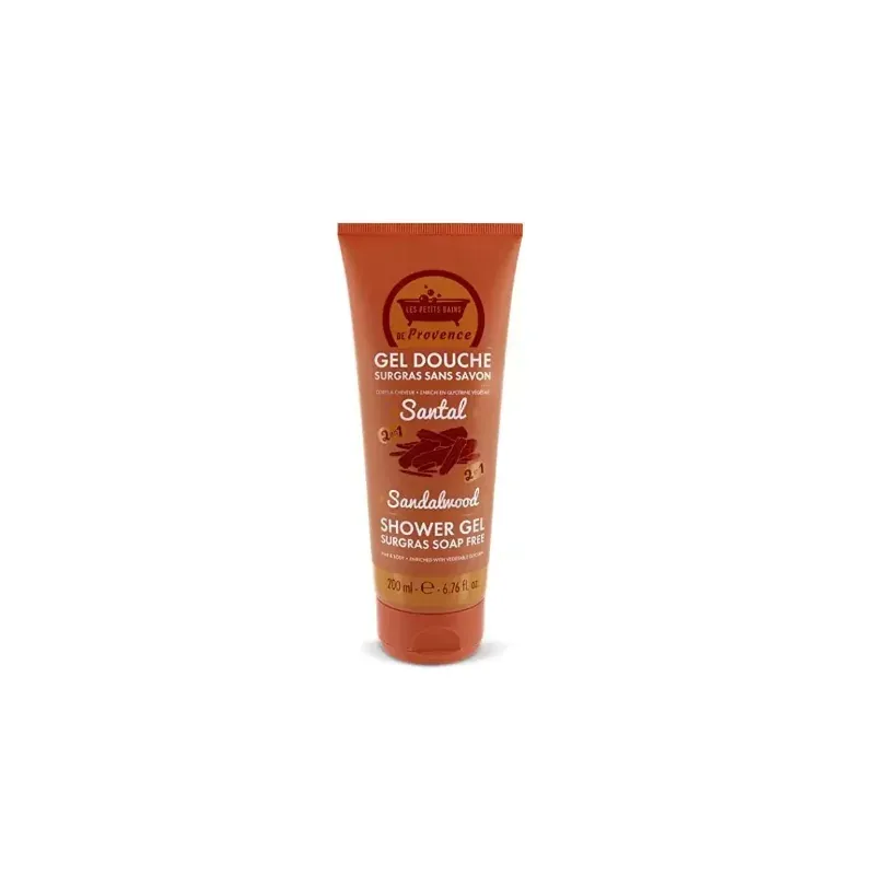 LES PETITS BAINS DE PROVENCE GEL DOUCHE SANTAL 200ML