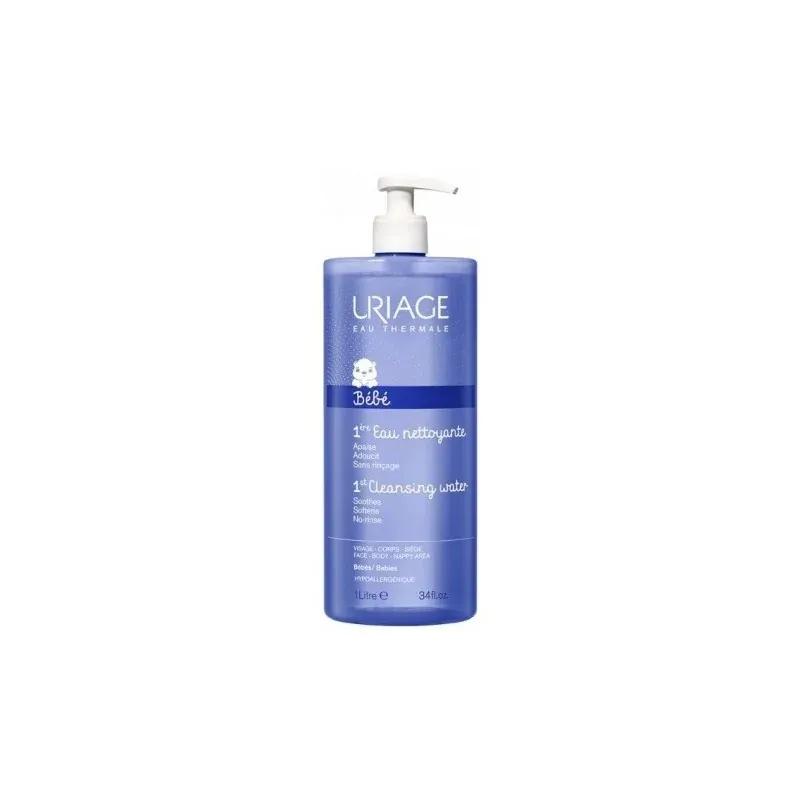 URIAGE BEBE 1ERE EAU NETTOYANTE VISAGE CORPS ET SIEGE 1L